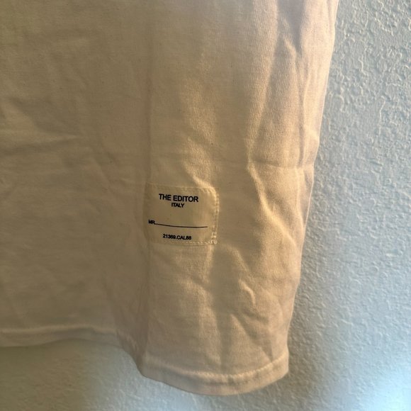 The Editor T-shirt Small, Italian Fashion brand NWT - Picture 6 of 7
